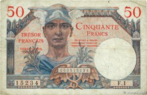 50 francs Trésor Français type 1947