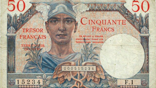 50 francs Trésor Français type 1947