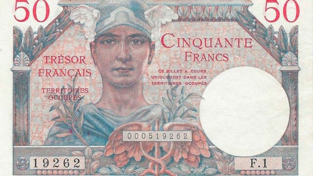 50 francs Trésor Français type 1947