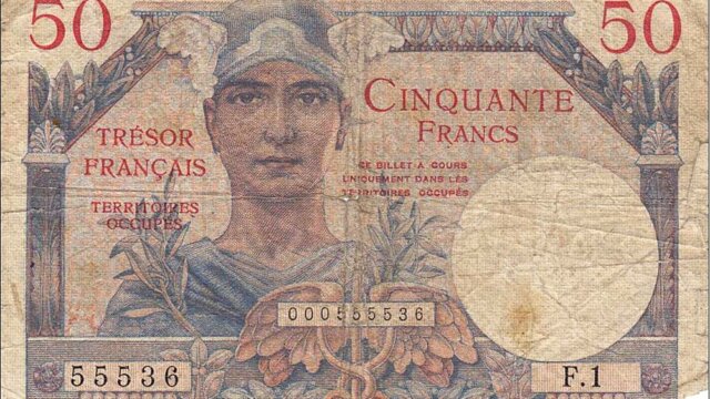 50 francs Trésor Français type 1947