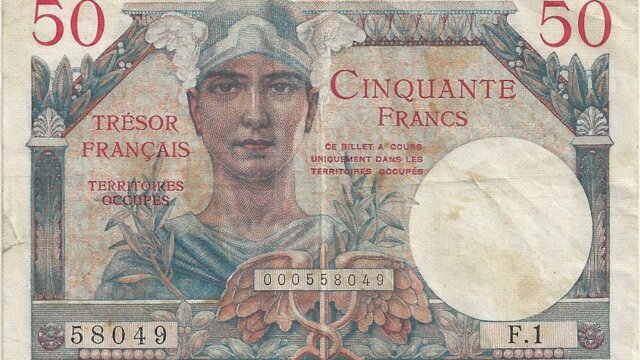 50 francs Trésor Français type 1947