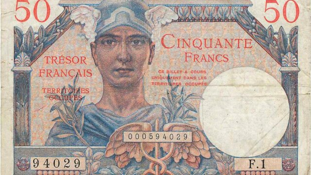 50 francs Trésor Français type 1947