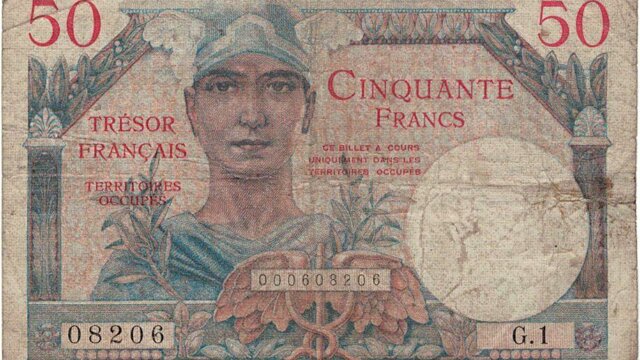 50 francs Trésor Français type 1947