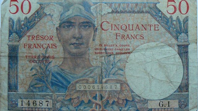 50 francs Trésor Français type 1947