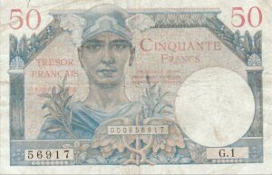 50 francs Trésor Français type 1947