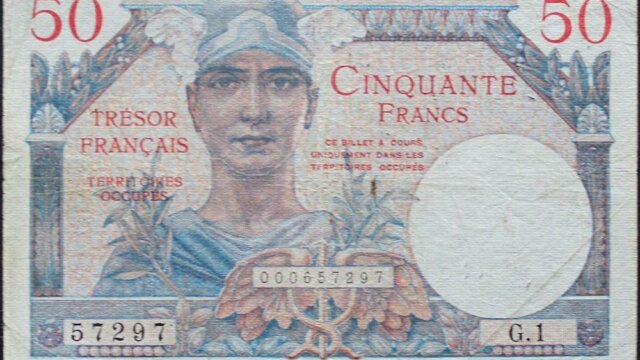 50 francs Trésor Français type 1947