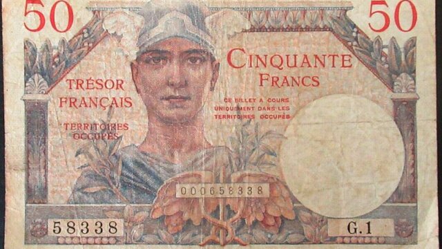 50 francs Trésor Français type 1947