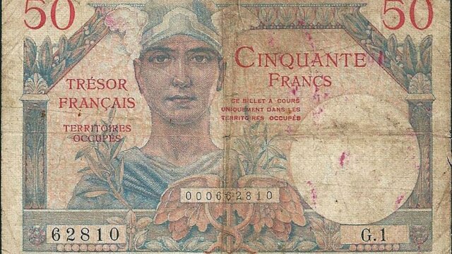 50 francs Trésor Français type 1947