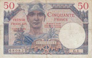 50 francs Trésor Français type 1947