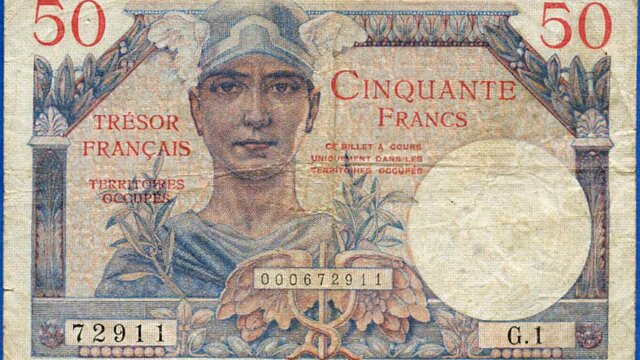 50 francs Trésor Français type 1947