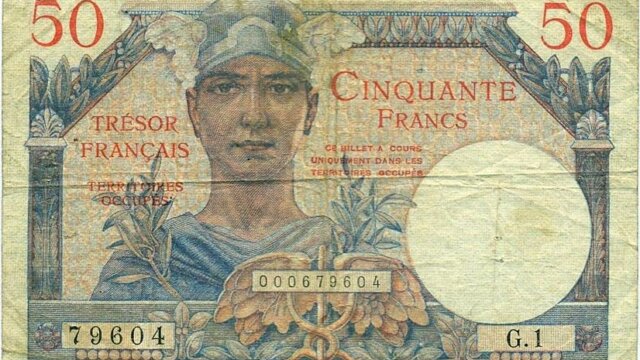 50 francs Trésor Français type 1947