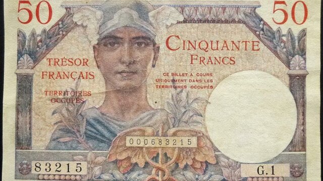 50 francs Trésor Français type 1947