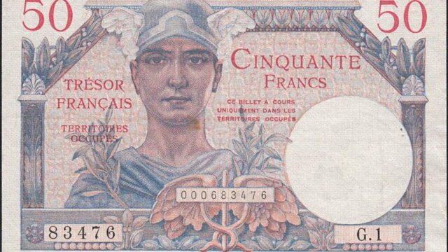 50 francs Trésor Français type 1947