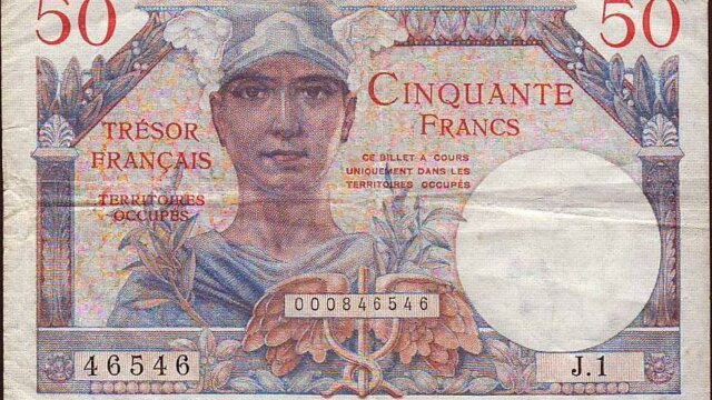 50 francs Trésor Français type 1947