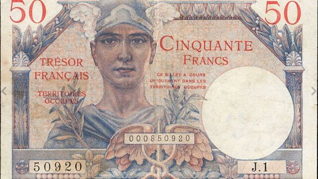 50 francs Trésor Français type 1947