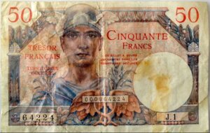 50 francs Trésor Français type 1947