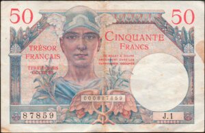 50 francs Trésor Français type 1947