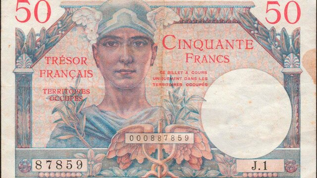 50 francs Trésor Français type 1947