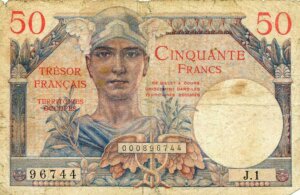 50 francs Trésor Français type 1947