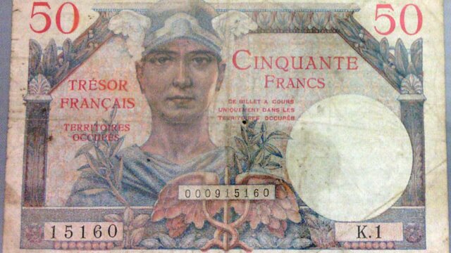 50 francs Trésor Français type 1947