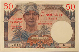 50 francs Trésor Français type 1947