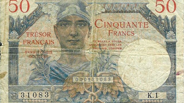 50 francs Trésor Français type 1947