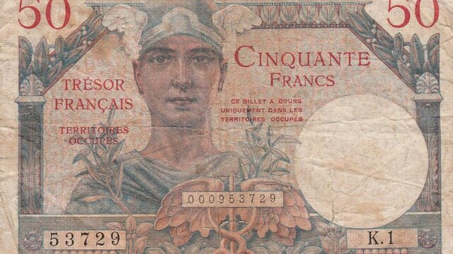 50 francs Trésor Français type 1947