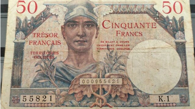 50 francs Trésor Français type 1947