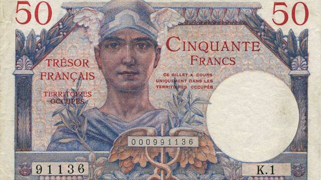 50 francs Trésor Français type 1947