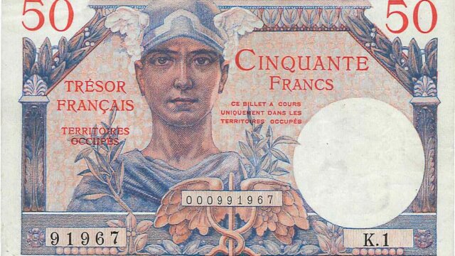 50 francs Trésor Français type 1947