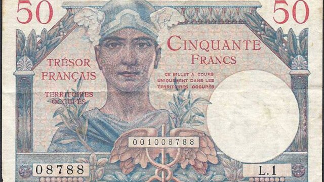 50 francs Trésor Français type 1947