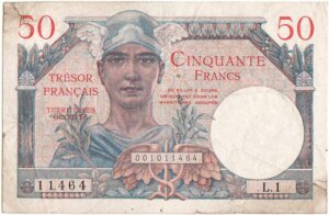 50 francs Trésor Français type 1947