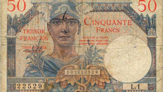 50 francs Trésor Français type 1947