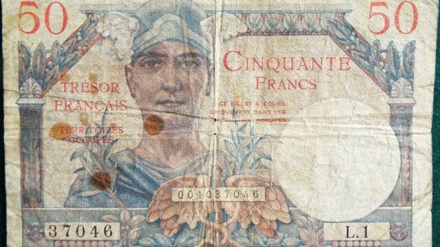 50 francs Trésor Français type 1947