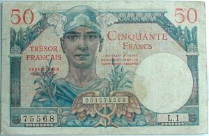 50 francs Trésor Français type 1947