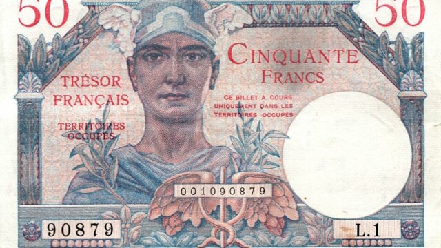 50 francs Trésor Français type 1947