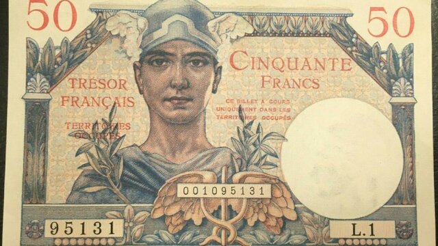 50 francs Trésor Français type 1947