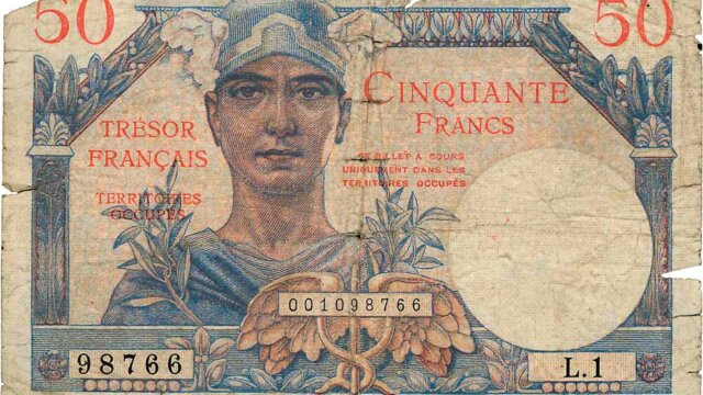 50 francs Trésor Français type 1947