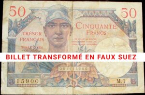 50 francs Trésor Français type 1947