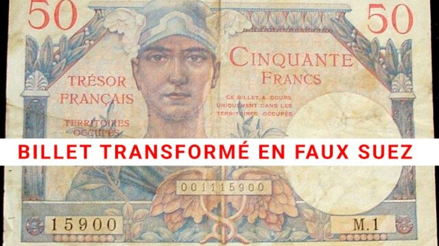 50 francs Trésor Français type 1947