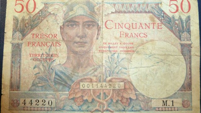 50 francs Trésor Français type 1947