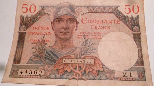 50 francs Trésor Français type 1947