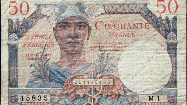 50 francs Trésor Français type 1947