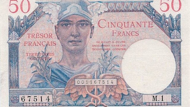 50 francs Trésor Français type 1947