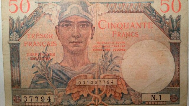 50 francs Trésor Français type 1947