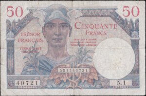 50 francs Trésor Français type 1947