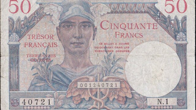 50 francs Trésor Français type 1947