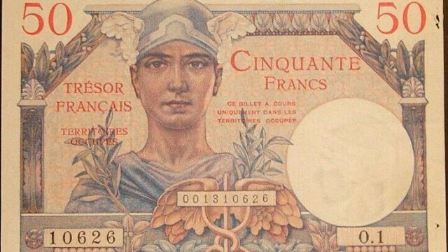 50 francs Trésor Français type 1947