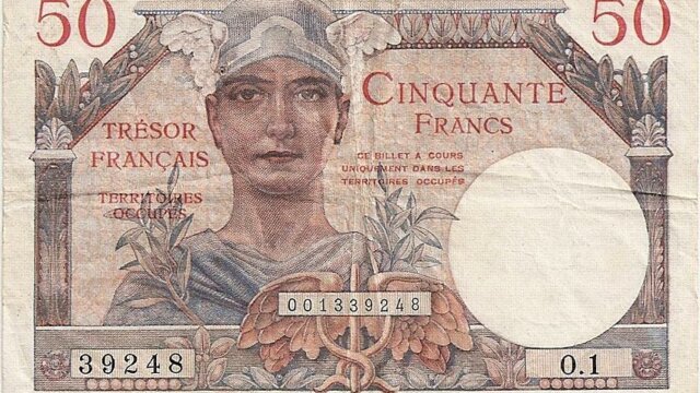 50 francs Trésor Français type 1947