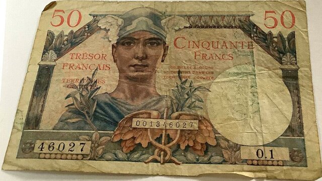 50 francs Trésor Français type 1947